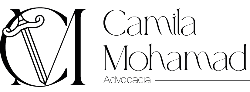 Simbolo logo completa preto camila mohamed